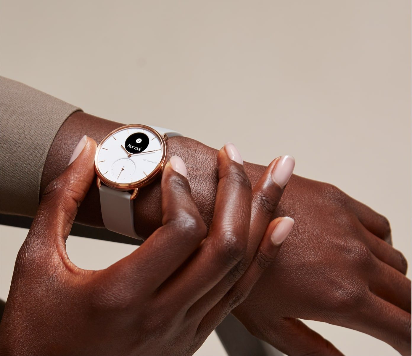 Withings 2024 champagne gold