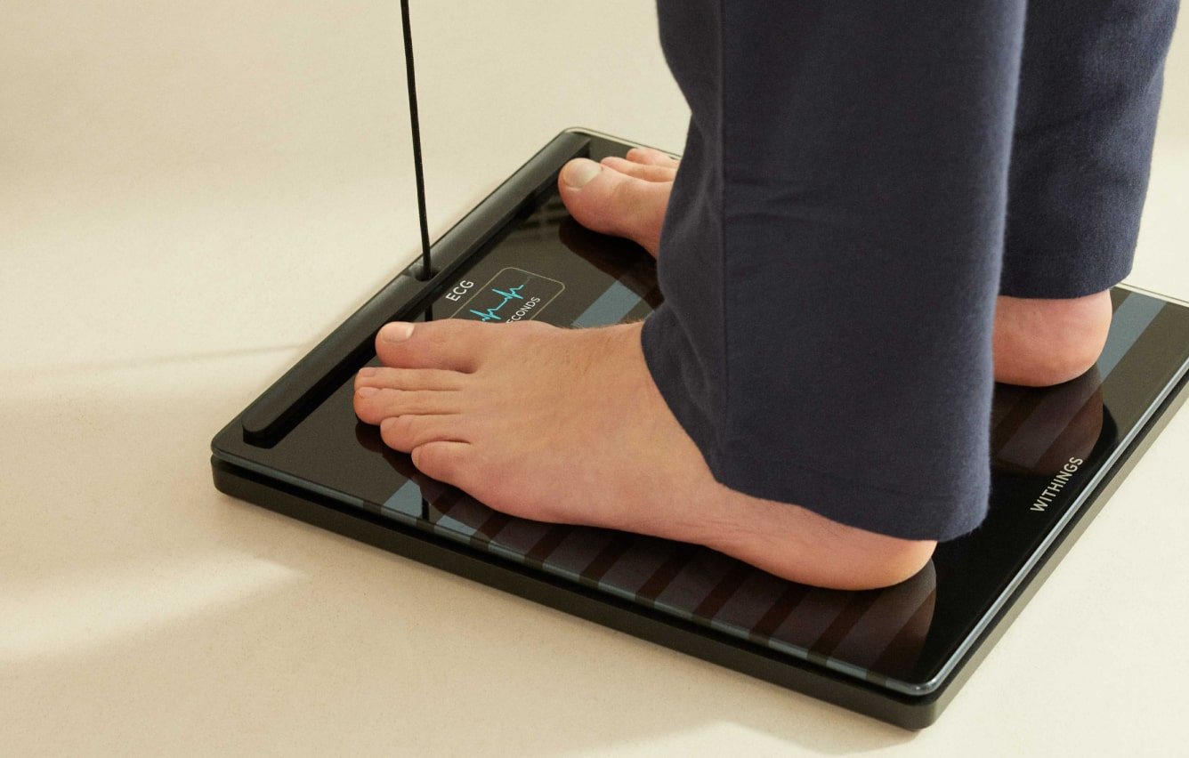 Withings' Body Scan scale will take EKGs and measure segmented