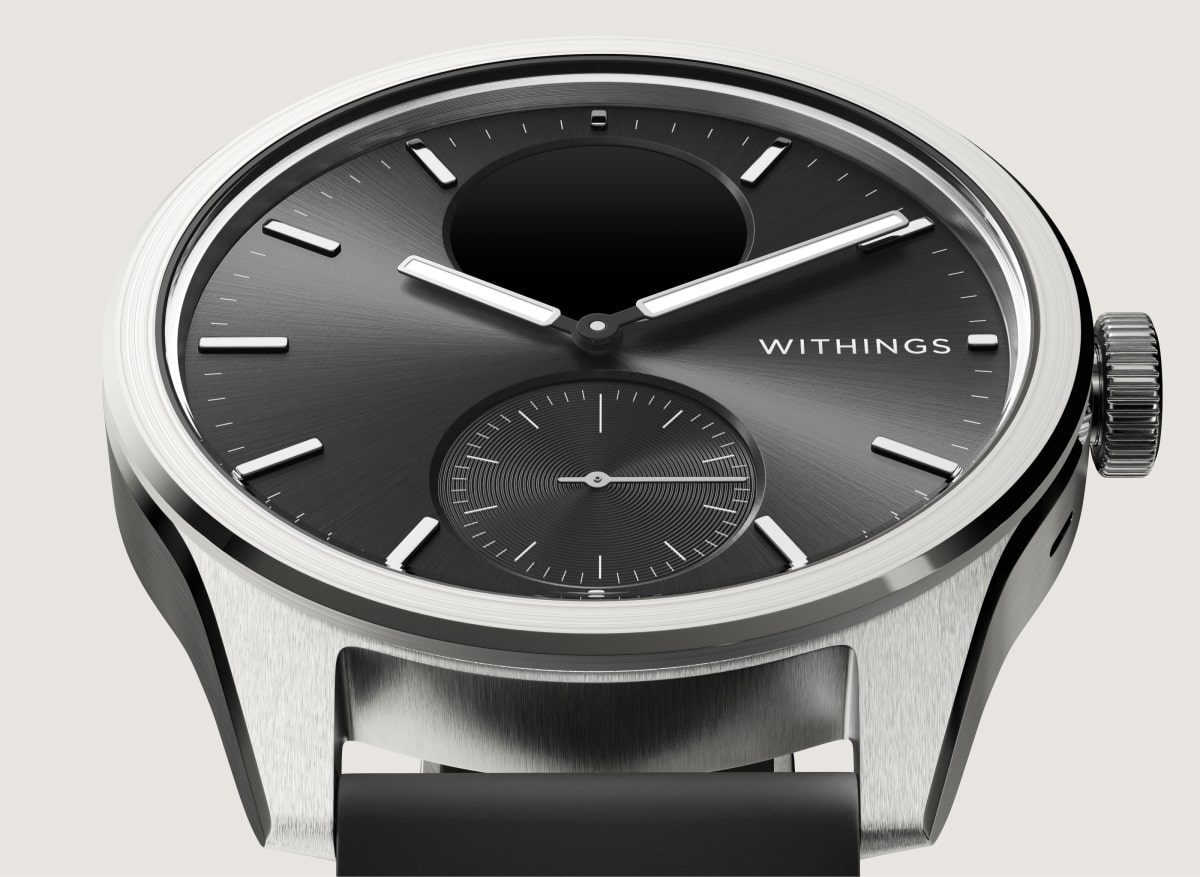 Reloj Conectado Híbrido, ScanWatch 2 Withings - 38mm Esfera Negra - Spain