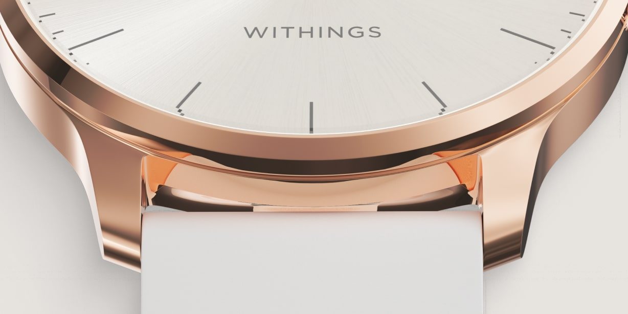 Montre connectée scanwatch light or rose Withings