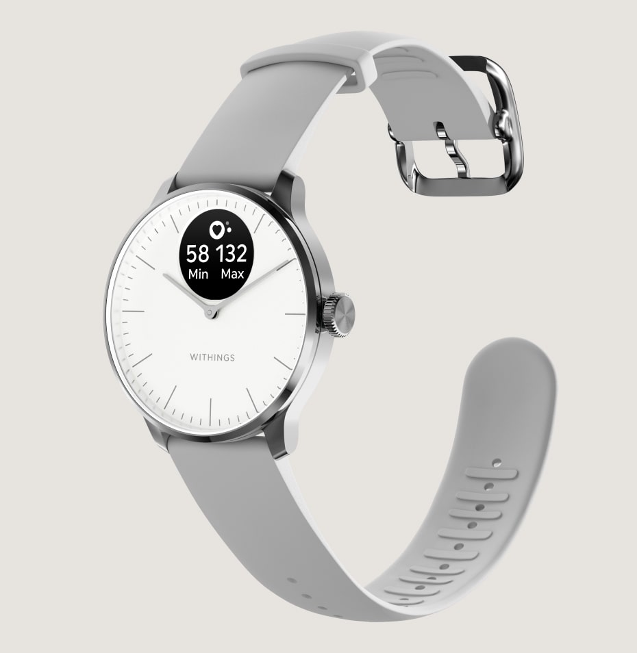 Montre connectée scanwatch light blanc Withings