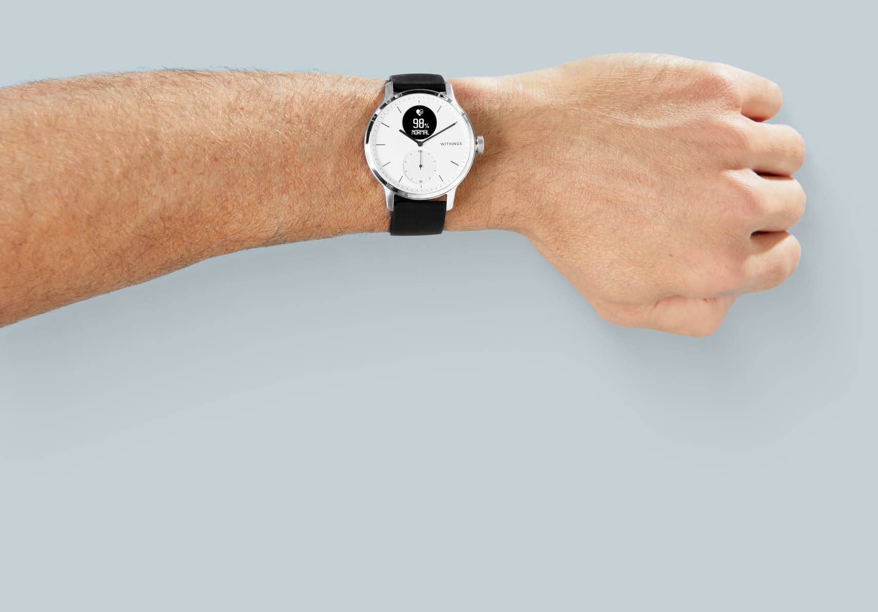 Hybrid Smartwatch with ECG, Heart Rate & Oximeter - ScanWatch 
