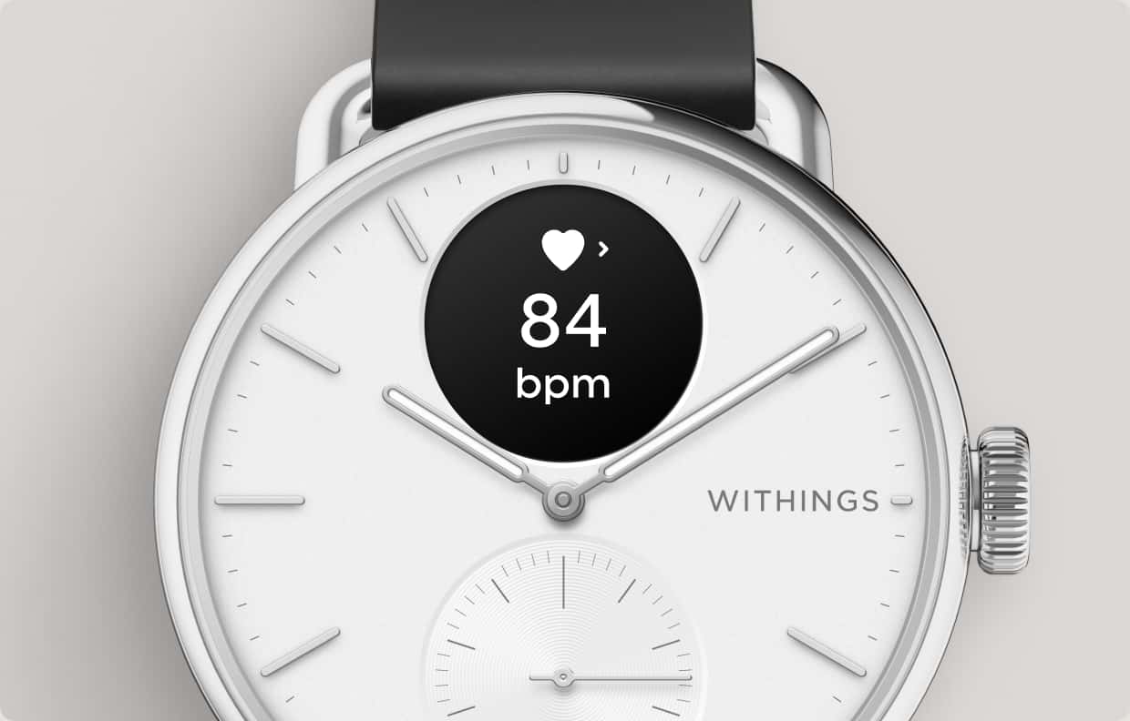 Withings Heart Scanwatch Screen