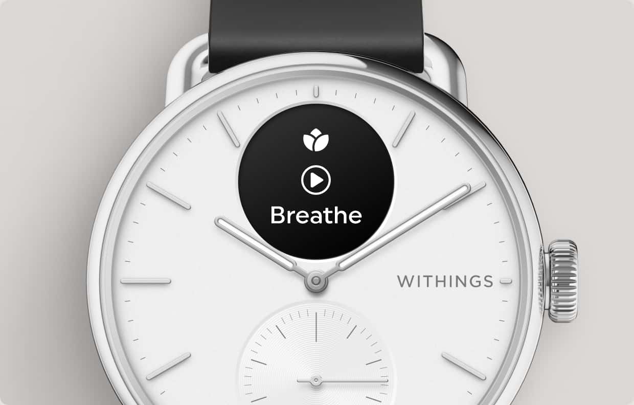 Withings Mindfulness Scanwatch Screen