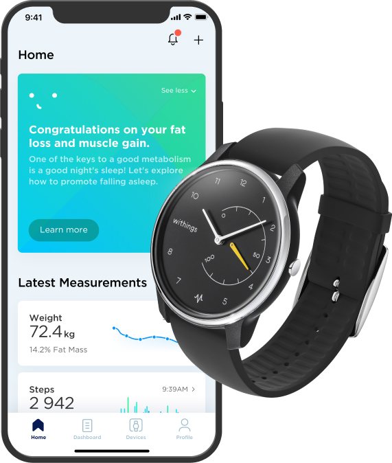 Montre connectée - Suivi d'activité et de sommeil - Withings Move