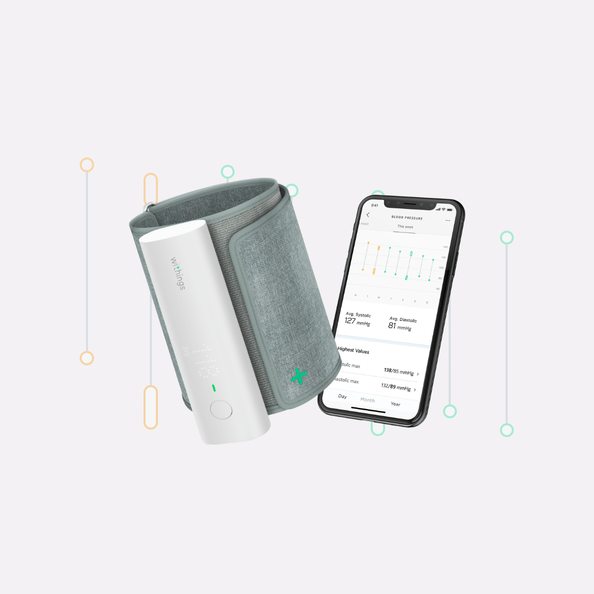 Wi-Fi Smart Blood Pressure Monitor - BPM Connect | Withings