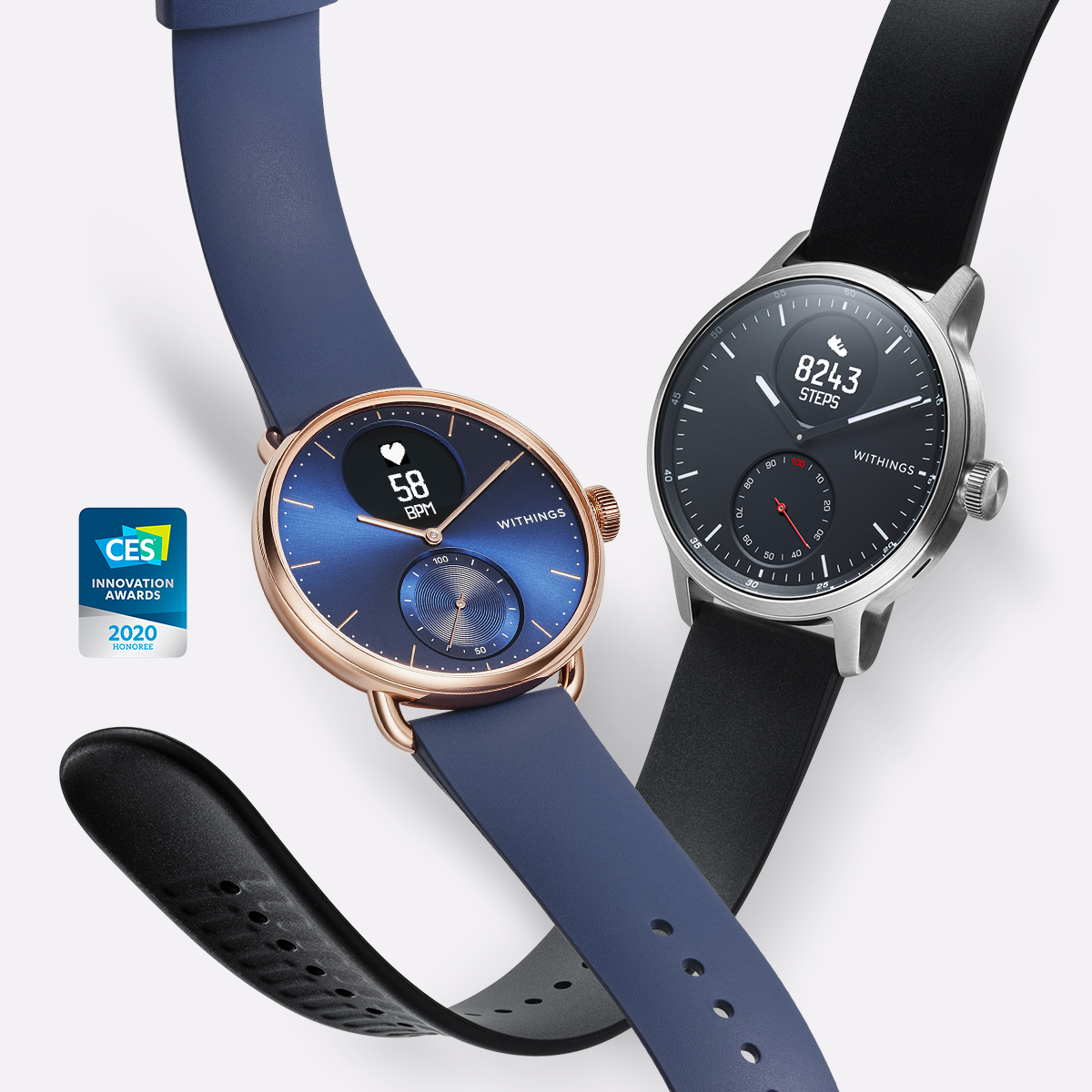 Hybrid Smartwatch with ECG, Heart Rate & Oximeter - ScanWatch Hybrid Smartwatch with ECG, Heart Rate & Oximeter - ScanWatch